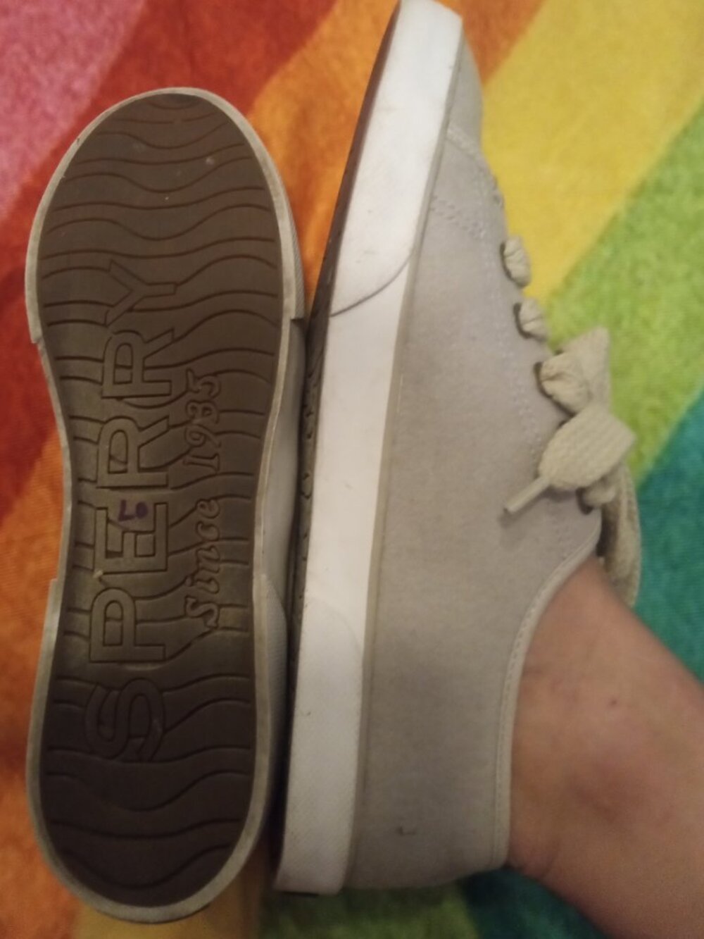 Brand new tan tennis shoes